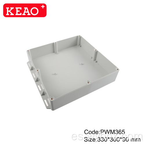 Caja de cerramiento para montaje en pared carcasas electrónicas de plástico carcasa impermeable ip65 caja de conexiones de plástico abs con terminales